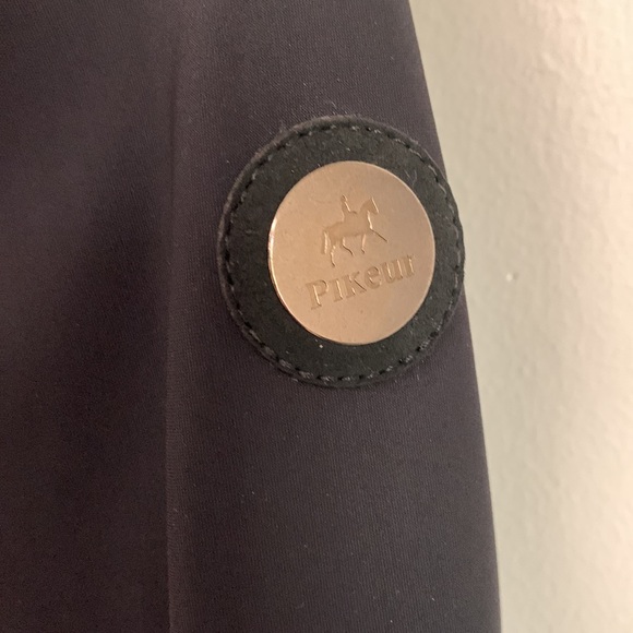 Pikeur Charlotte kids equestrian show jacket EU size 122 US size 7 BLACK - Picture 6 of 9
